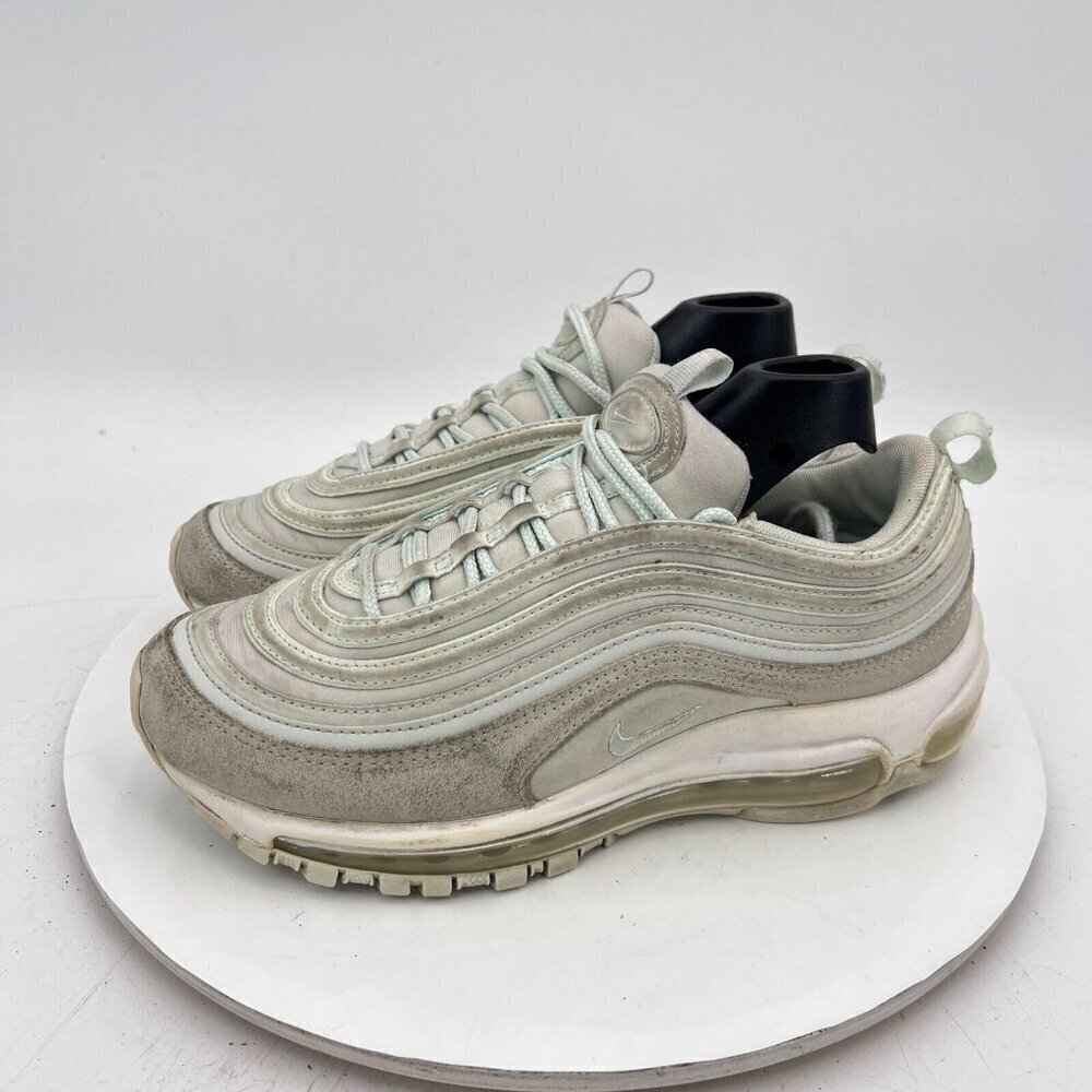 Nike Air Max 97 Women Size 7 917646-301 Barely Green White Training Shoes